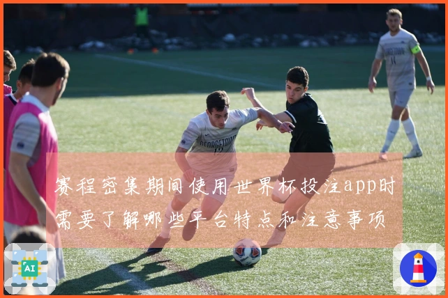 赛程密集期间使用世界杯投注app时需要了解哪些平台特点和注意事项