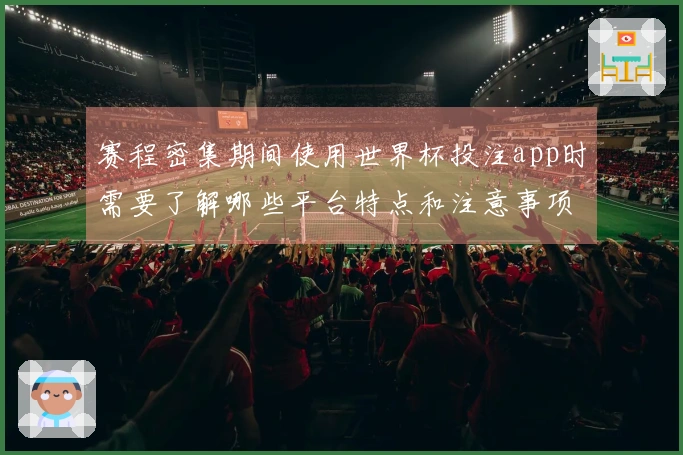 赛程密集期间使用世界杯投注app时需要了解哪些平台特点和注意事项