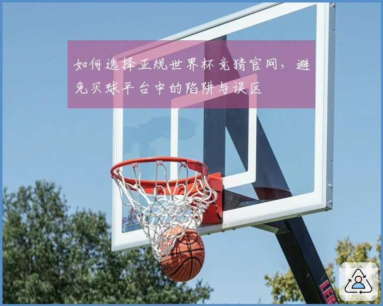 如何选择正规世界杯竞猜官网，避免买球平台中的陷阱与误区